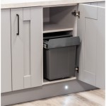 40L 引き出し式アンダーカビネットキッチンゴミ箱、400mmに適合